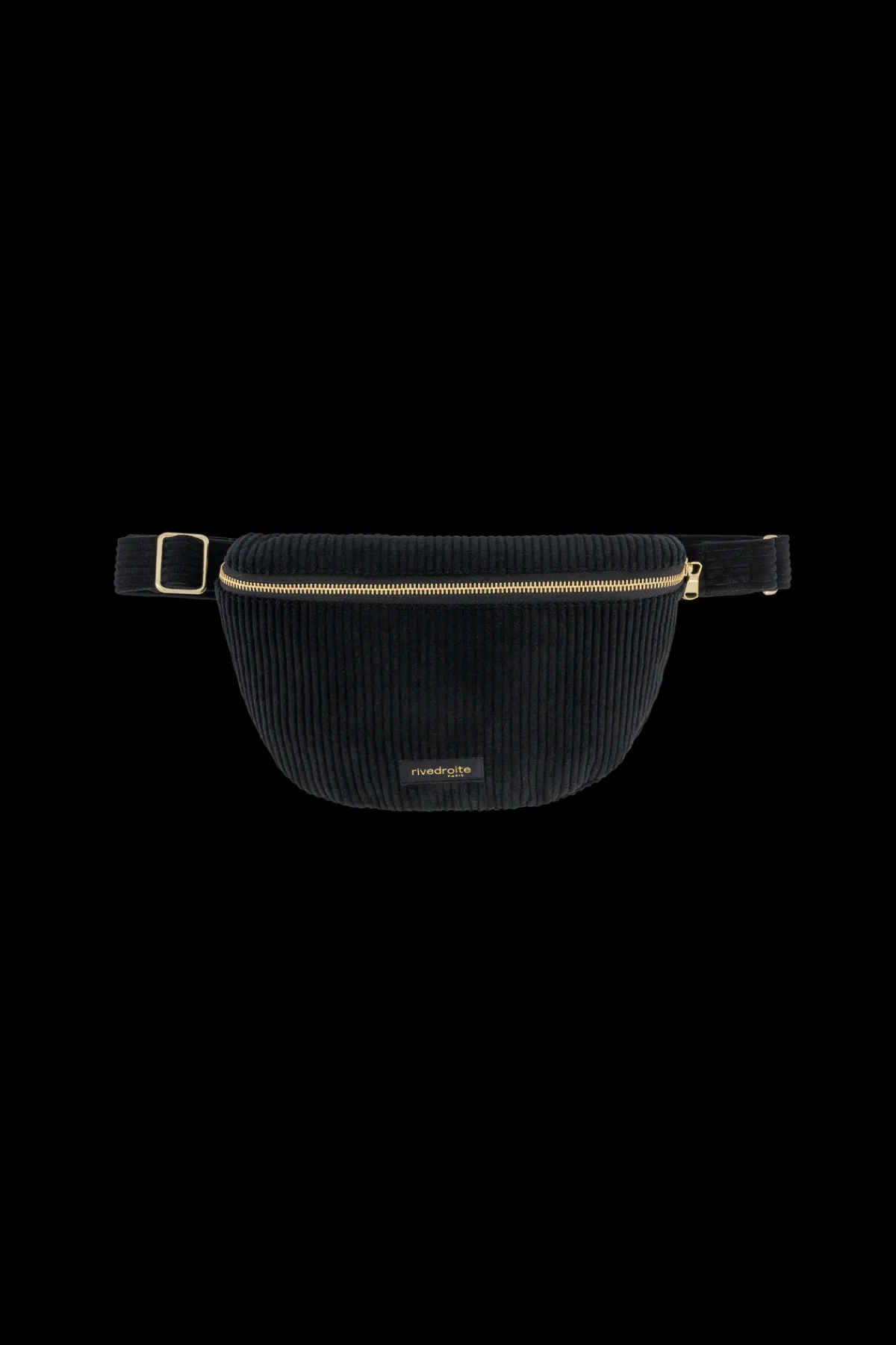 Clearance Rivedroite Paris CustineVelvetNoël24 VeloursUpcycléNoir