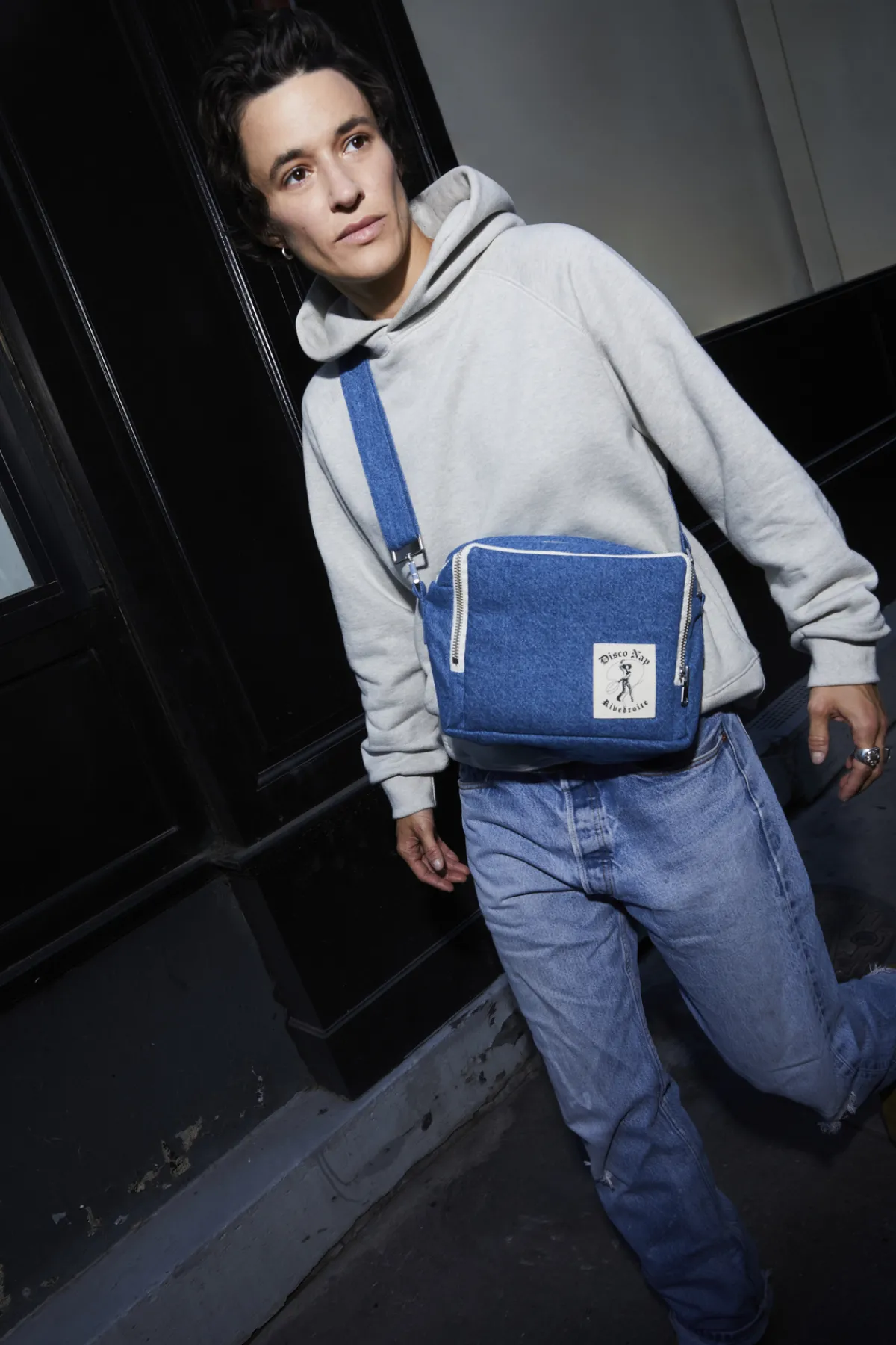 Hot Rivedroite Paris Helmutleheadphonebag DenimUpcyclé