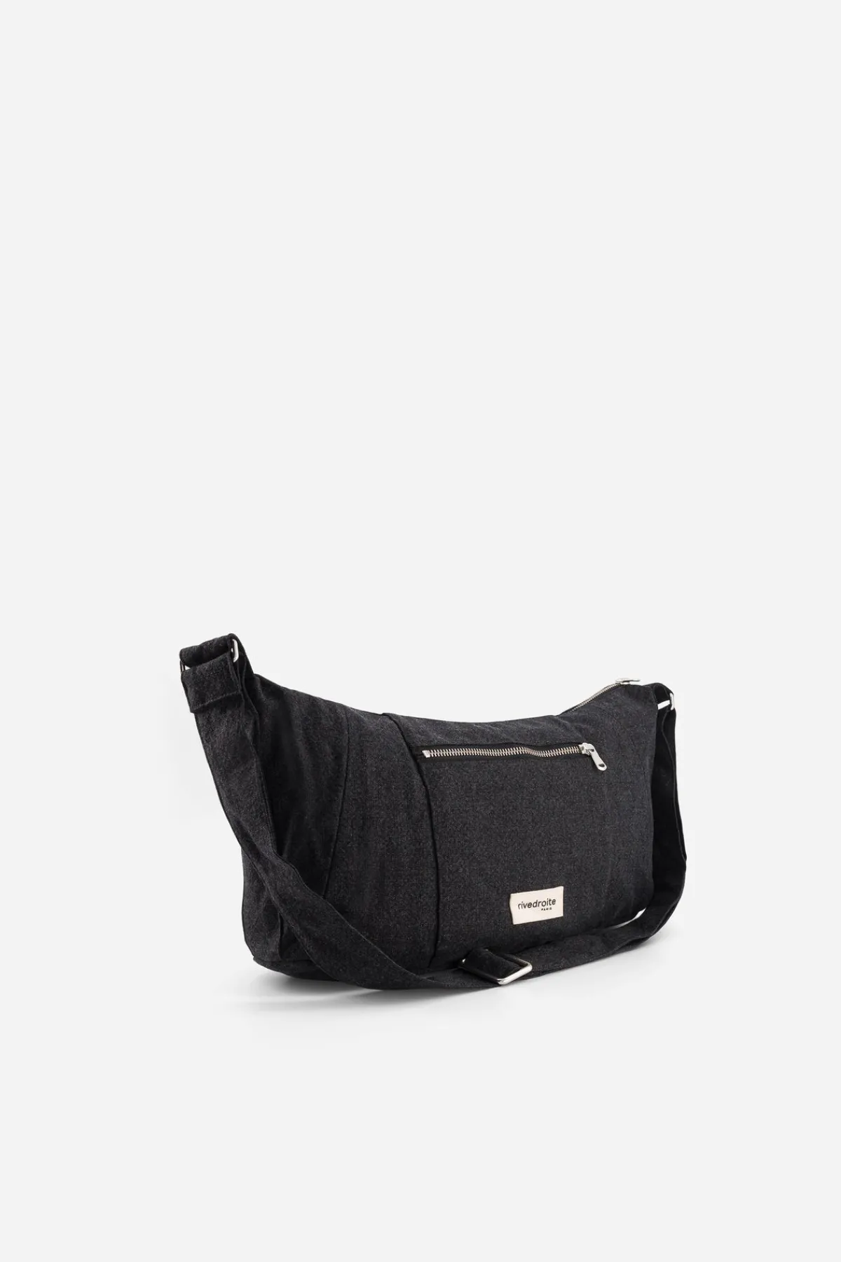Hot Rivedroite Paris MiniCharlotlesacCrossbody CotonRecycléNoir
