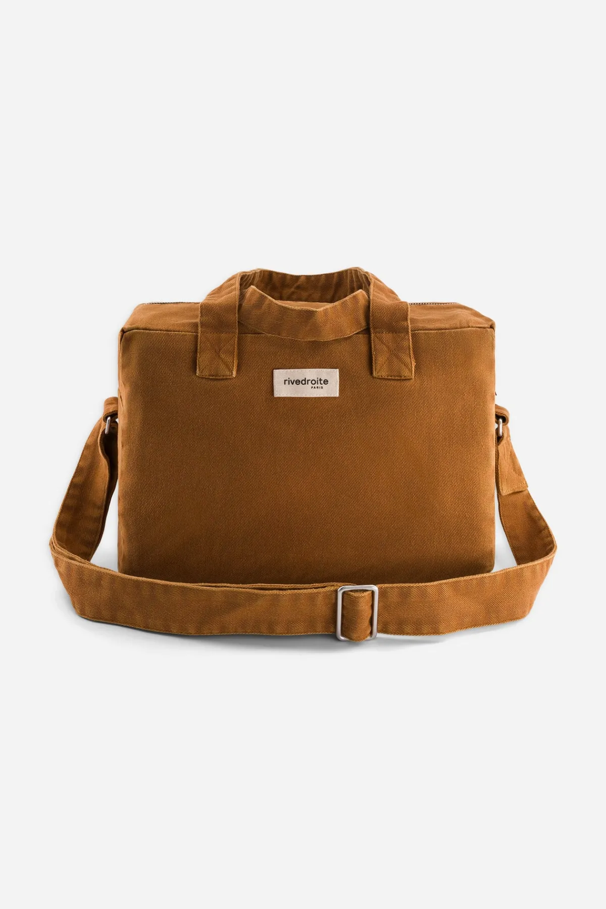 Shop Rivedroite Paris Sauvallecitybag CotonupcycléBrownLeaf
